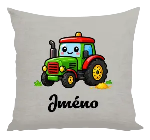 Polštář Traktůrek se jménem