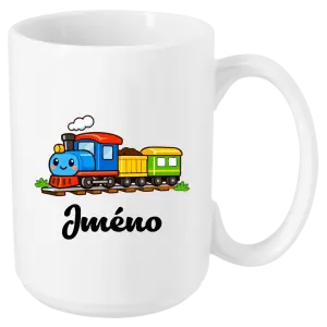 Hrnek Vláček se jménem