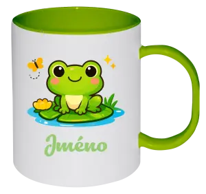 Plastový hrnek Žabička se jménem
