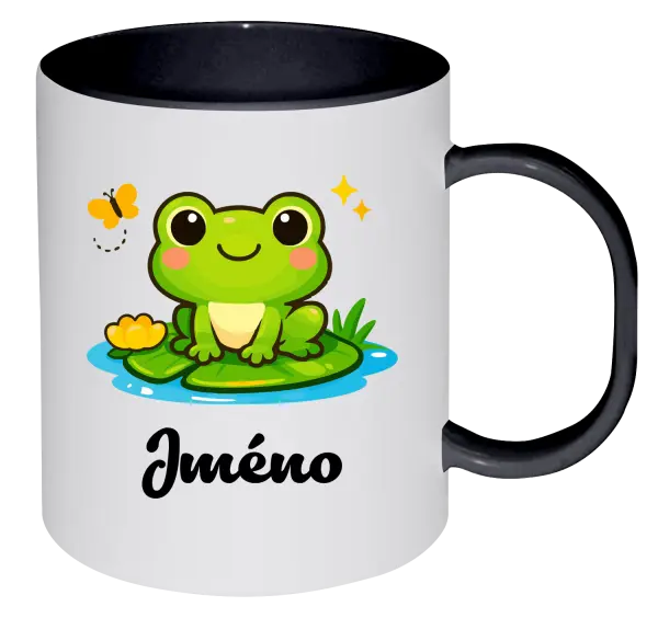 Plastový hrnek Žabička se jménem