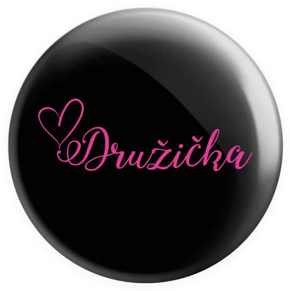 Placka Družička se srdíčkem