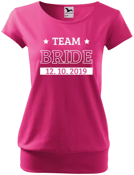 Dámské tričko Team Bride