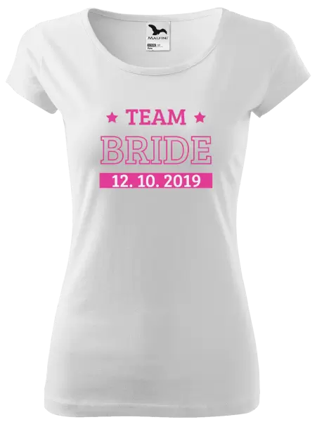 Dámské tričko Team Bride