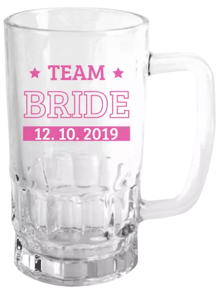 Půllitr Team Bride