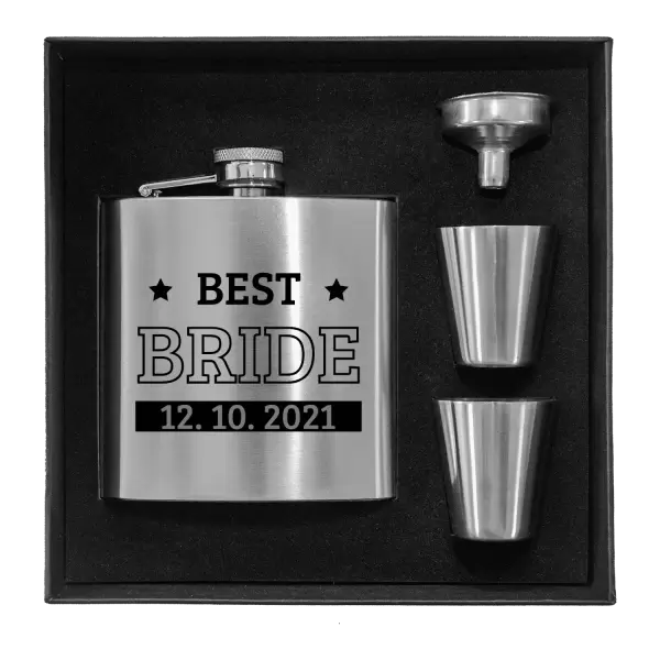 Ploskačka v krabičke Best bride
