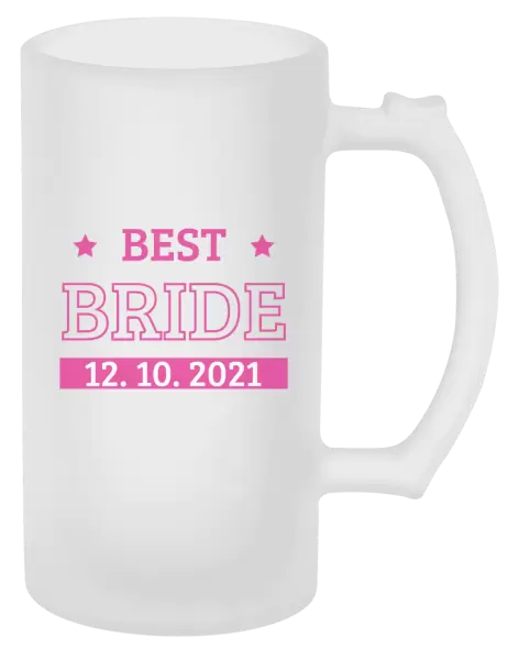 Půllitr Best bride