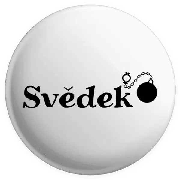 Placka Svědek s koulí