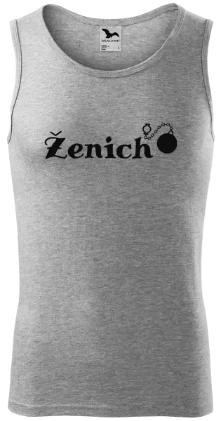 Pánské tílko Ženich s koulí