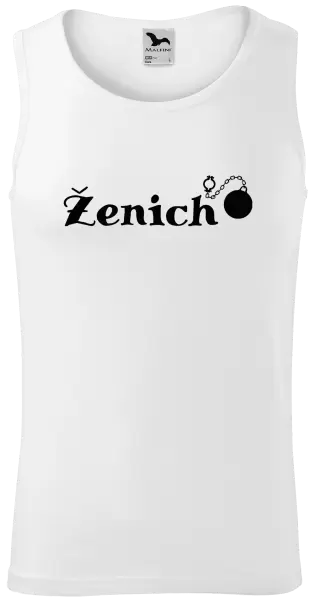Pánské tílko Ženich s koulí
