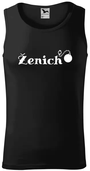 Pánské tílko Ženich s koulí