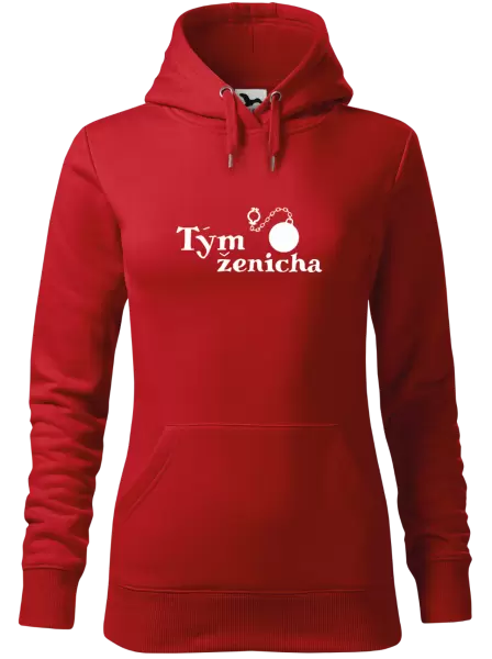 Dámská mikina Tým ženicha s koulí