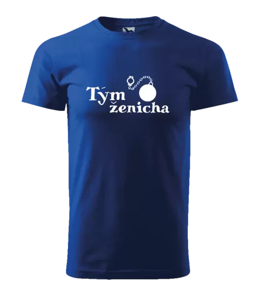 Pánské tričko Tým ženicha s koulí