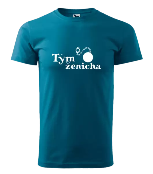 Pánské tričko Tým ženicha s koulí