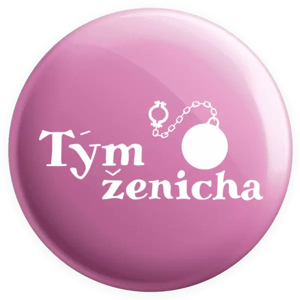 Placka Tým ženicha s koulí