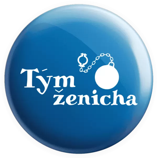 Placka Tým ženicha s koulí