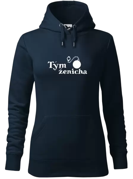 Dámská mikina Tým ženicha s koulí
