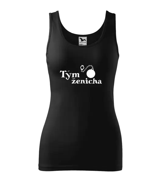 Dámské tílko Tým ženicha s koulí