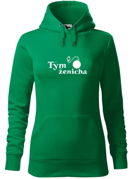 Dámská mikina Tým ženicha s koulí