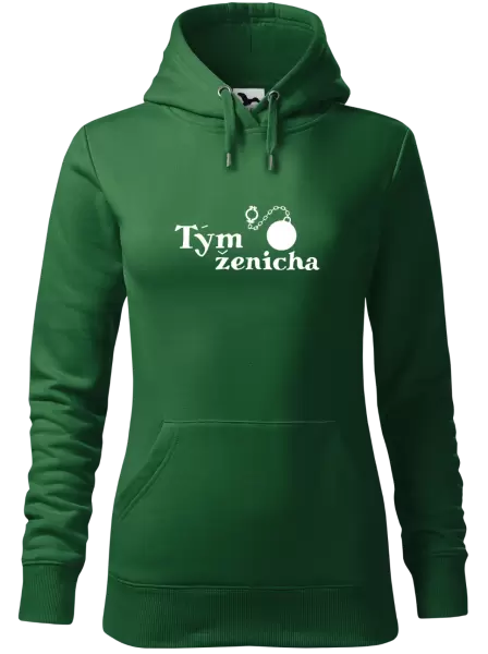Dámská mikina Tým ženicha s koulí