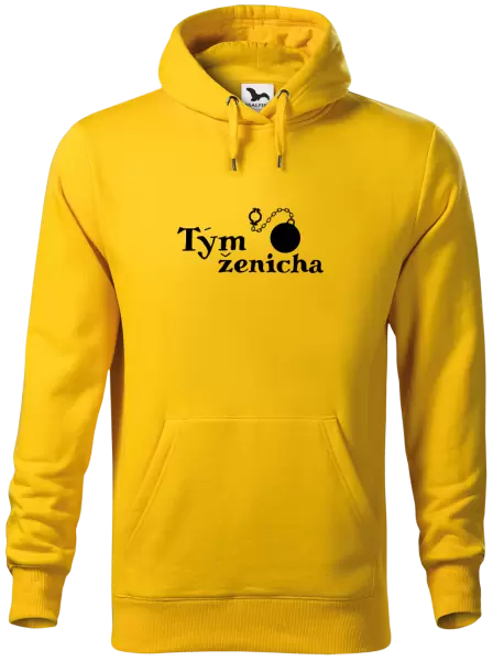 Pánská mikina Tým ženicha s koulí