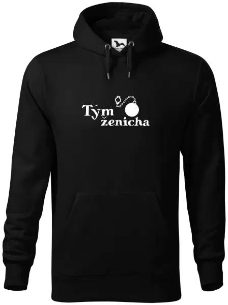 Pánská mikina Tým ženicha s koulí