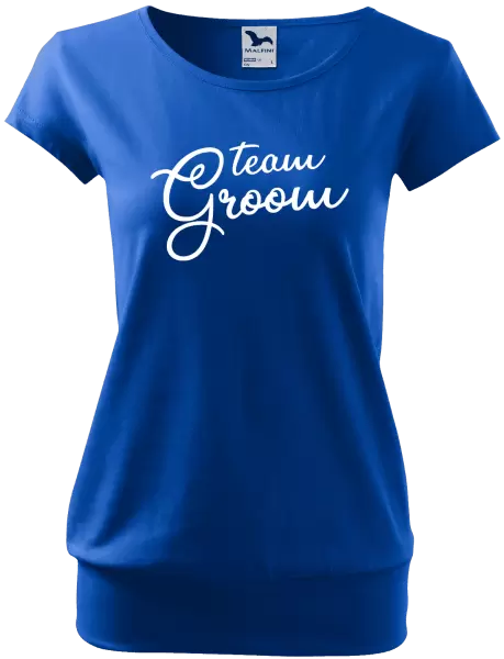 Dámské tričko Team Groom - nápis