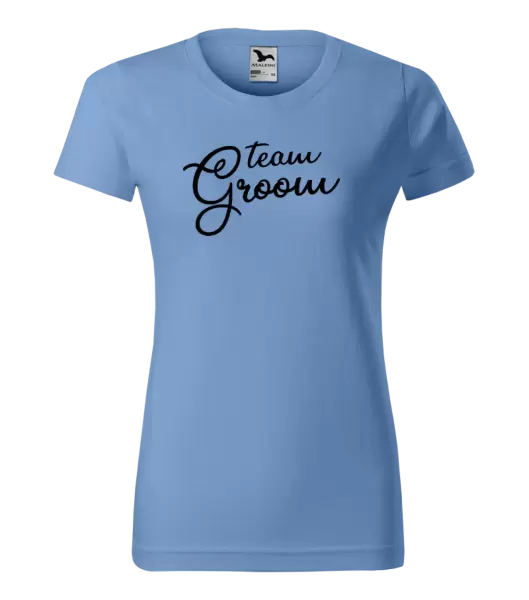 Dámské tričko Team Groom - nápis