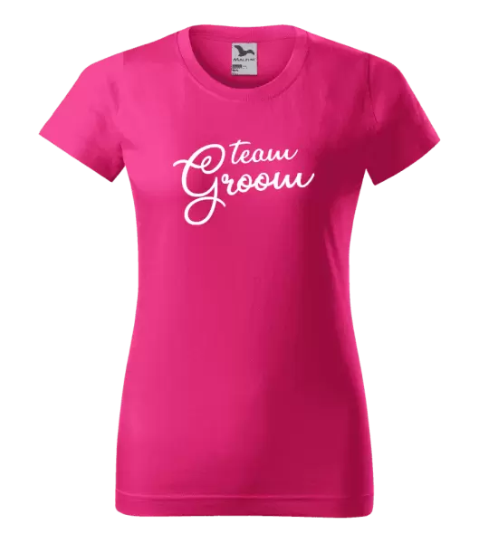Dámské tričko Team Groom - nápis