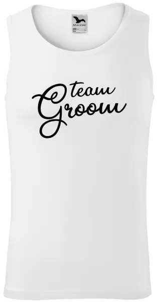 Pánské tílko Team Groom - nápis