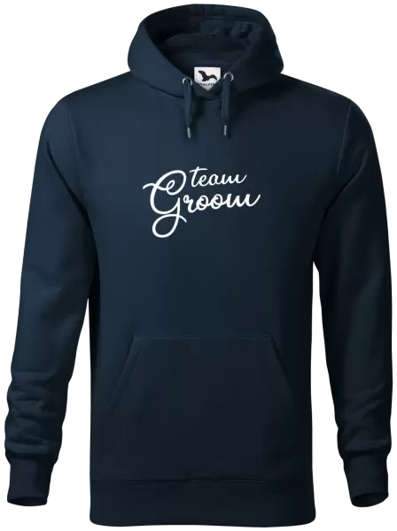 Pánska mikina Team Groom - nápis