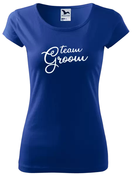 Dámské tričko Team Groom - nápis