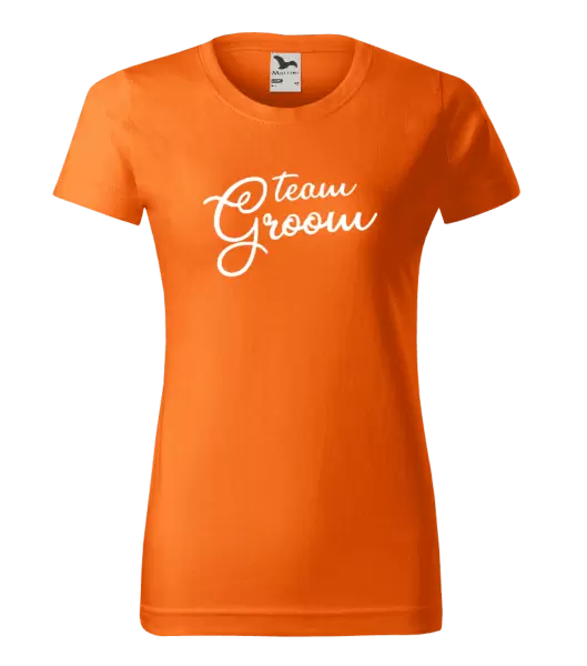 Dámské tričko Team Groom - nápis
