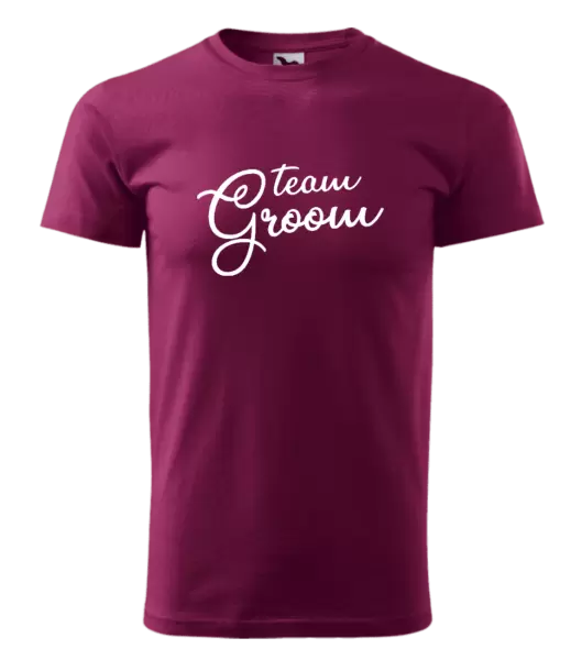 Pánské tričko Team Groom - nápis