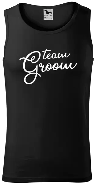 Pánské tílko Team Groom - nápis