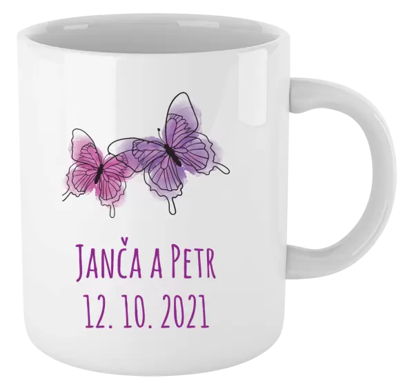 Hrnek Motýlci se jmény