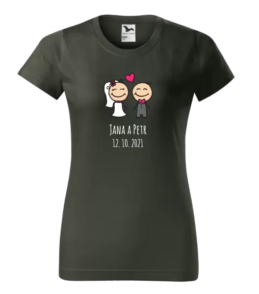 Dámské tričko Panáčci se jmény