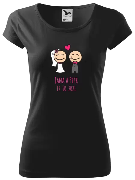 Dámské tričko Panáčci se jmény