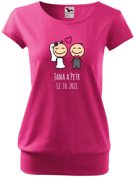 Dámské tričko Panáčci se jmény