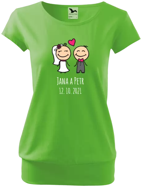Dámské tričko Panáčci se jmény