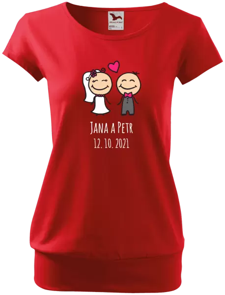 Dámské tričko Panáčci se jmény