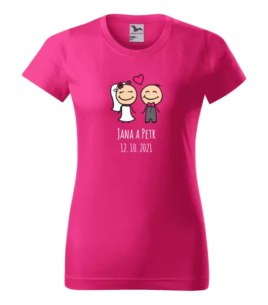 Dámské tričko Panáčci se jmény