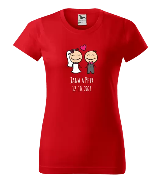 Dámské tričko Panáčci se jmény