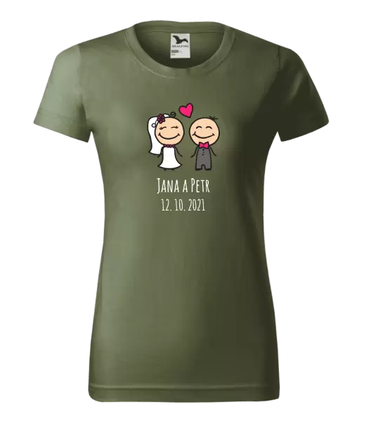 Dámské tričko Panáčci se jmény