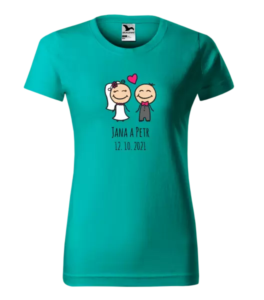 Dámské tričko Panáčci se jmény
