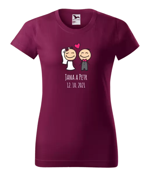 Dámské tričko Panáčci se jmény