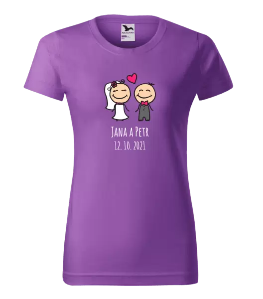 Dámské tričko Panáčci se jmény