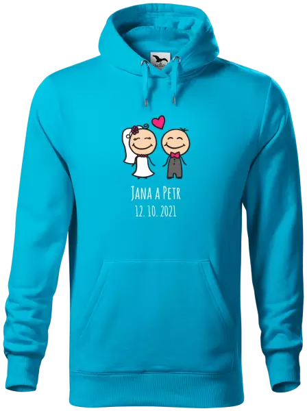 Pánská mikina Panáčci se jmény