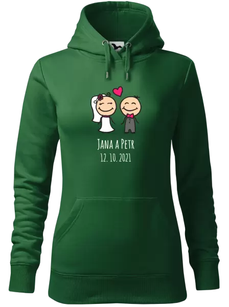 Dámská mikina Panáčci se jmény