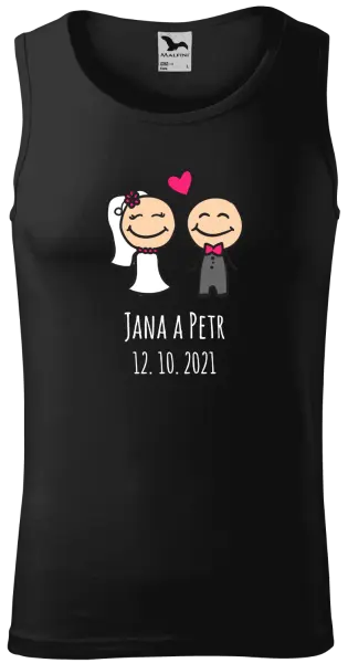 Pánské tílko Panáčci se jmény