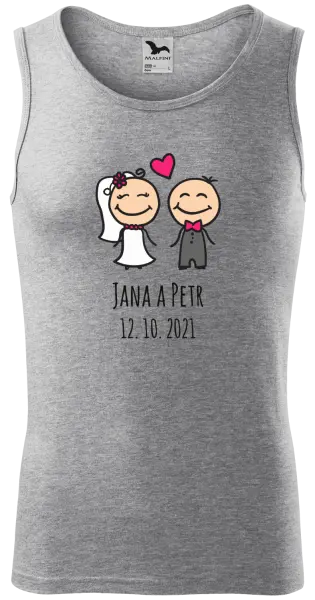 Pánské tílko Panáčci se jmény